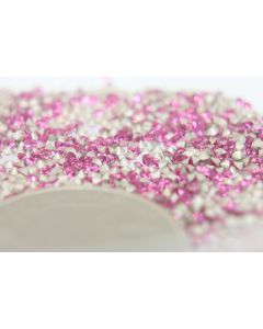 Swarovski 1028 Chaton, Round Rhinestones 09pp Rose Pointed Back Silver Foiled - 12 Pcs