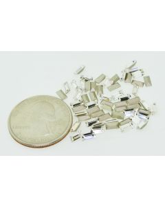 Swarovski 4501 Baguette Rhinestones 5x2.5mm Crystal Pointed Back Silver Foiled - 4 Pcs